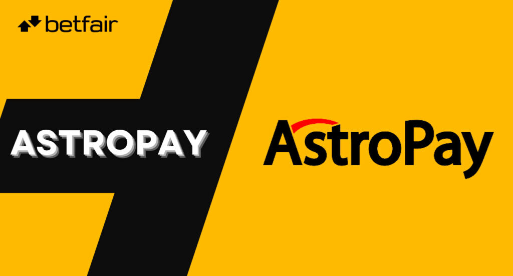 AstroPay é a única empresa de apostas que permite depósitos na Betfair com cartões pré-pagos